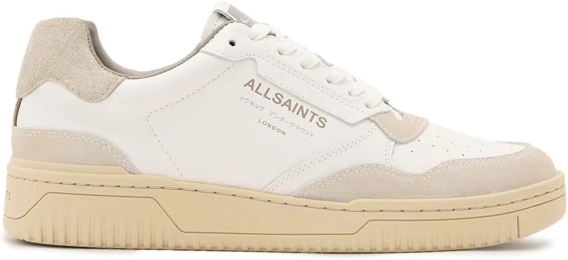 Мужские кеды AllSaints Regan Low Top, белый/серый