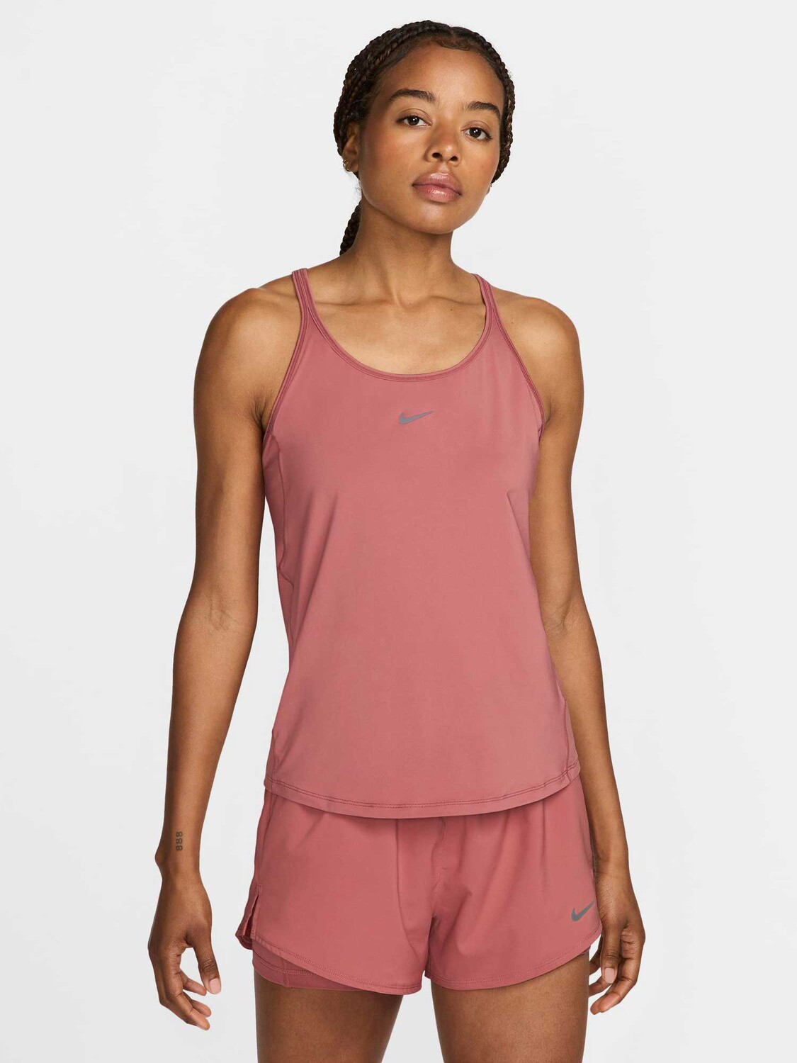 

Майка Nike W NK ONE CLASSIC DF STRPY TANK, розовый