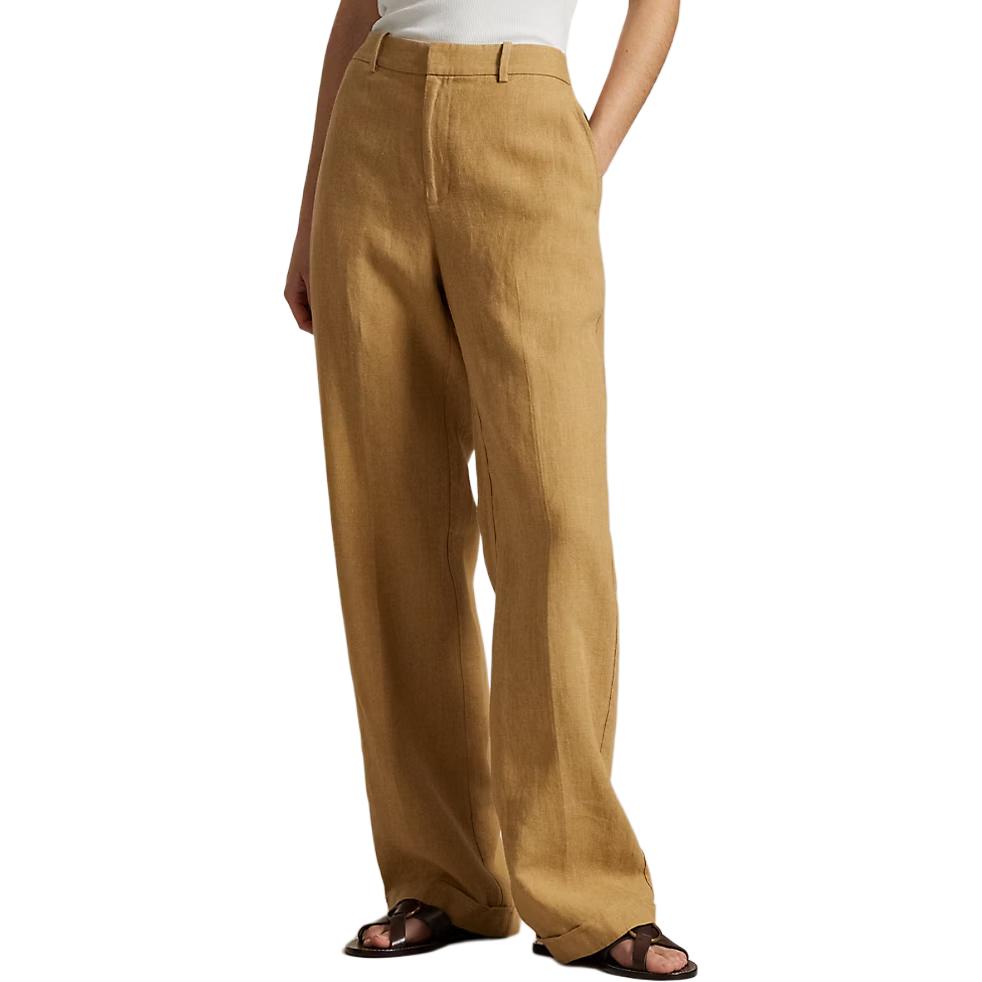 Льняные брюки Polo Ralph Lauren, Sand Dune — фото 3