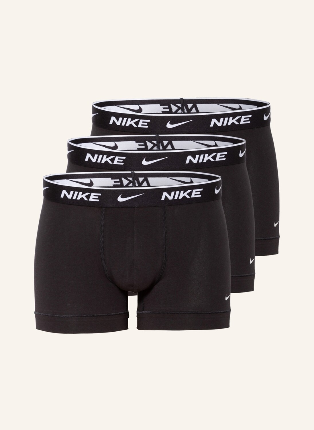 

Комплект из 3 боксеров everday cotton stretch Nike, черный