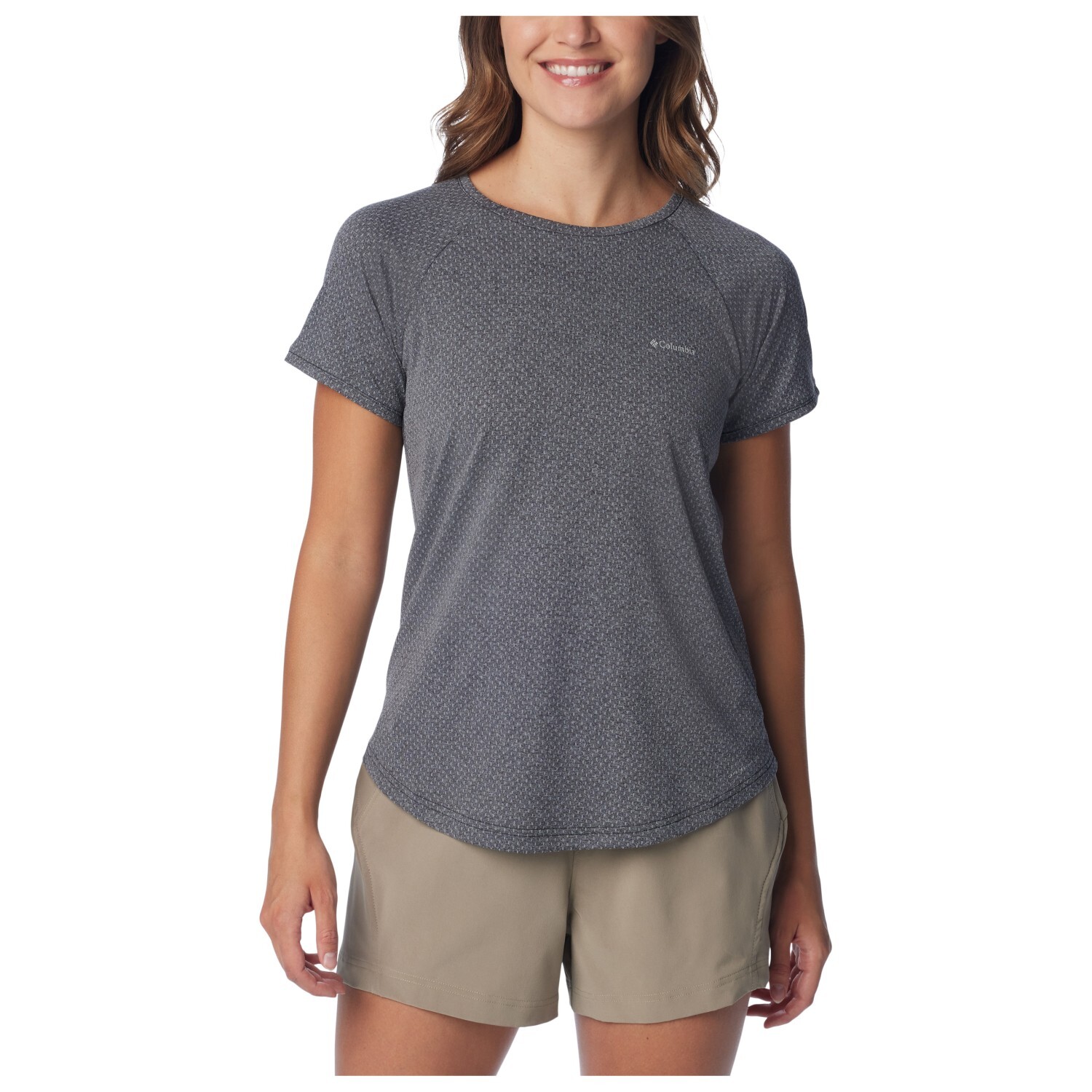 

Функциональная рубашка Columbia Women's Bogata Bay S/S Tee, черный