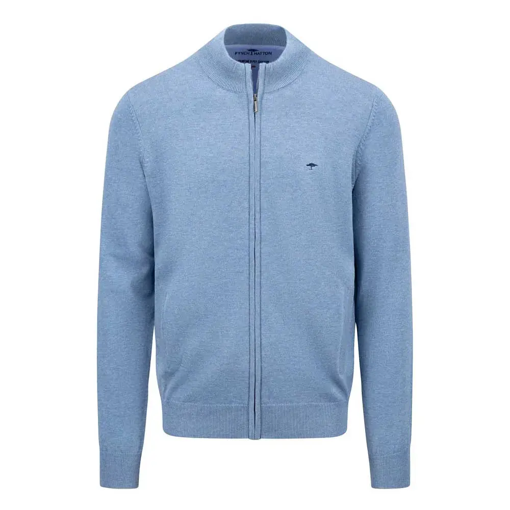 

Свитер Fynch Hatton 1414212 full zip, синий