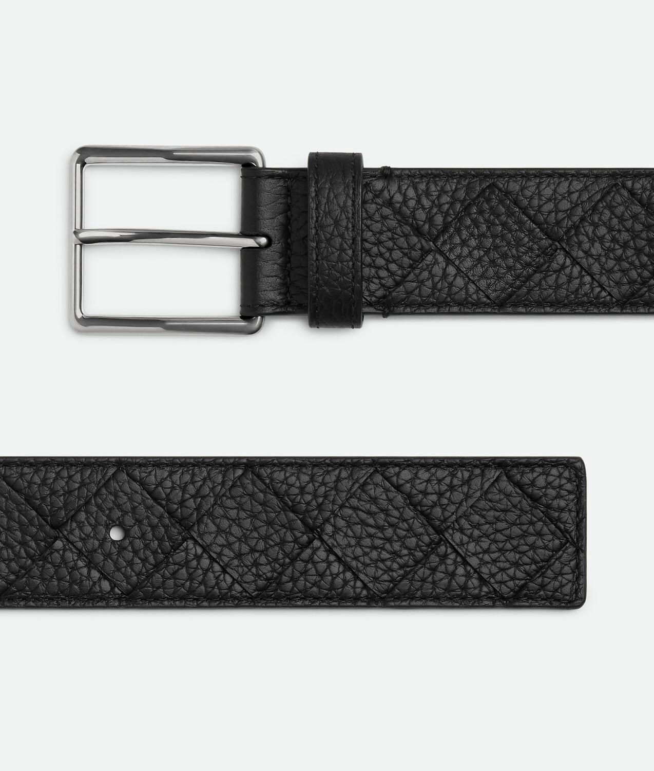 Пояс intrecciato BOTTEGA VENETA, черный — фото 4
