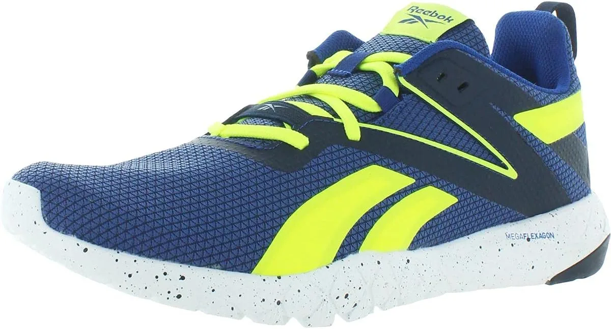 Мужские кроссовки Reebok Mega Flexagon Cross Trainers, темно-синий/желтый