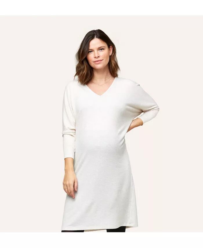 

Платье Куинн NOM Maternity, коричневый/бежевый