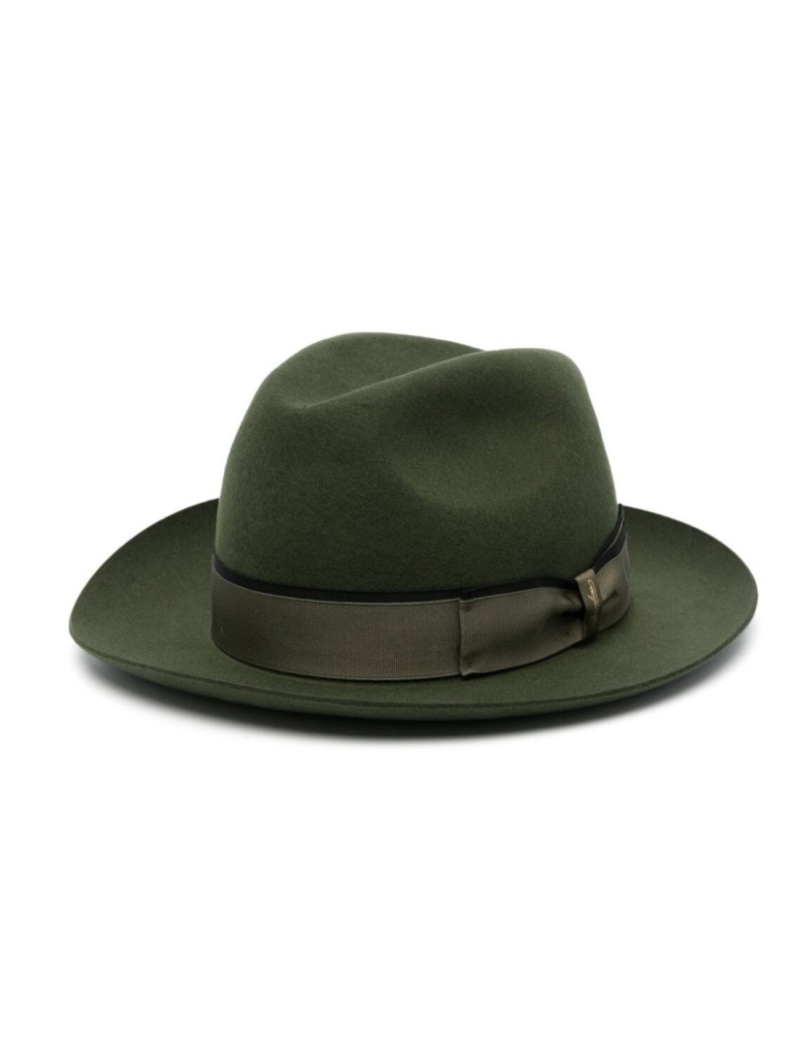 

Borsalino шляпа-федора Alessandria, зеленый