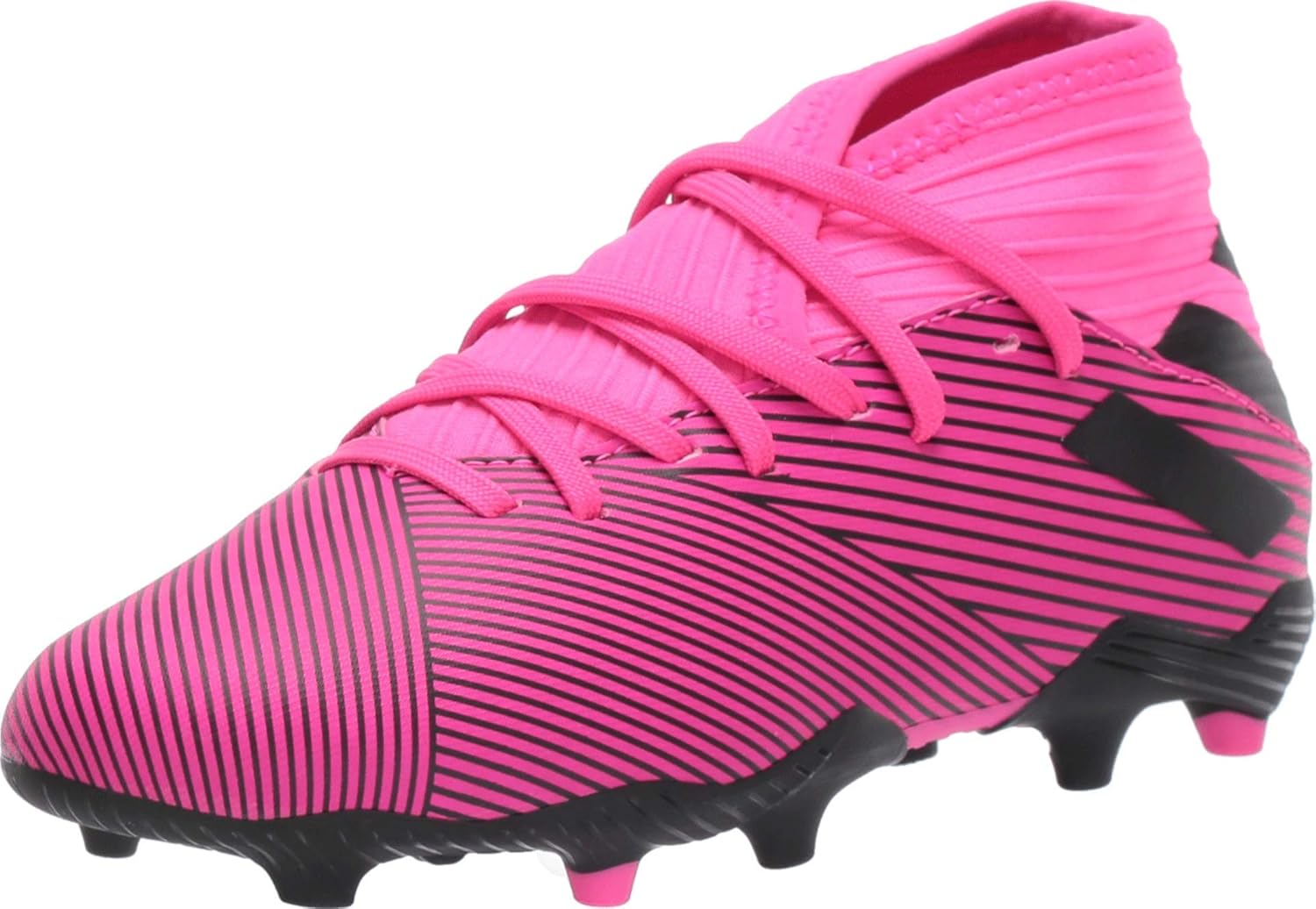 

Футбольные бутсы adidas Men's Nemeziz 19.3 для твердого грунта, черный/розовый
