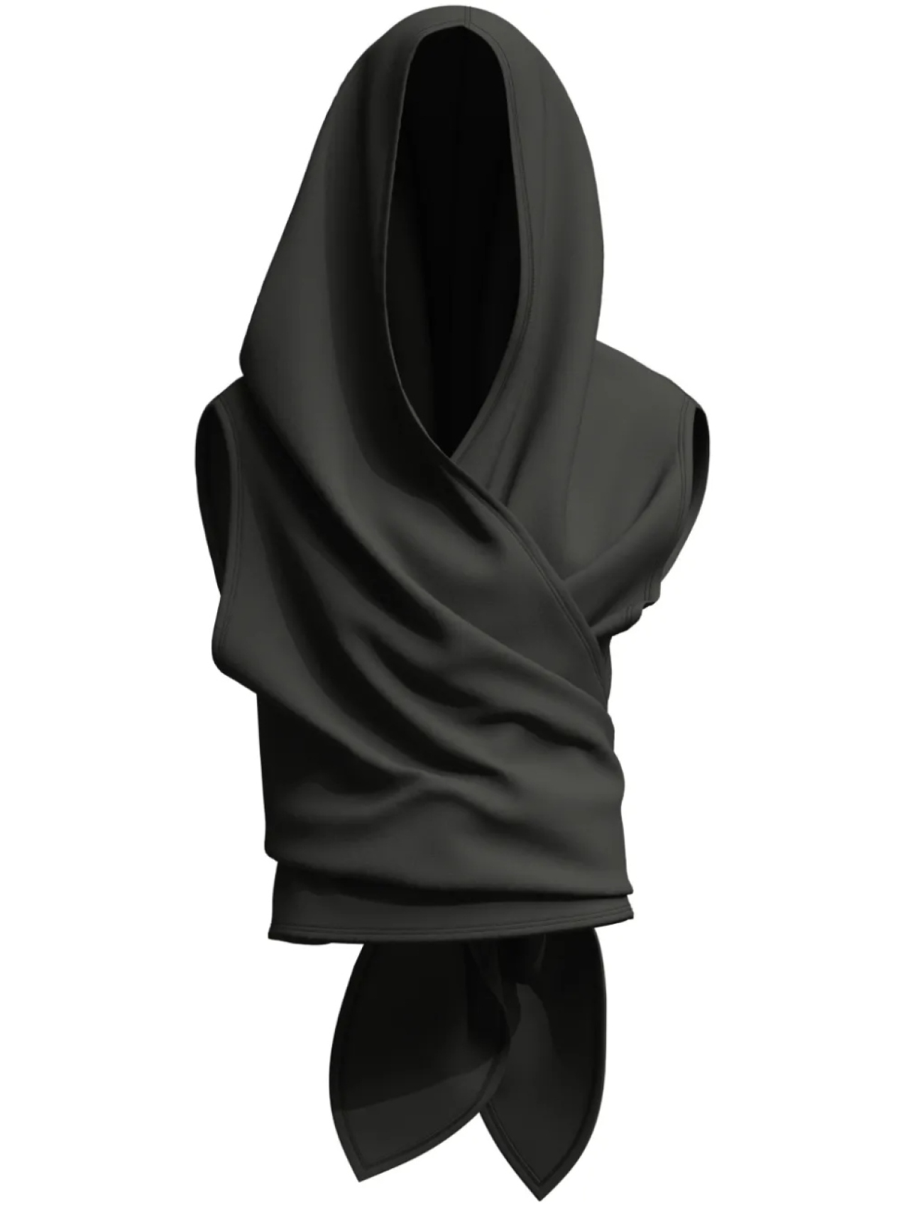 

Блузка The Hood со сборками Maccapani, черный