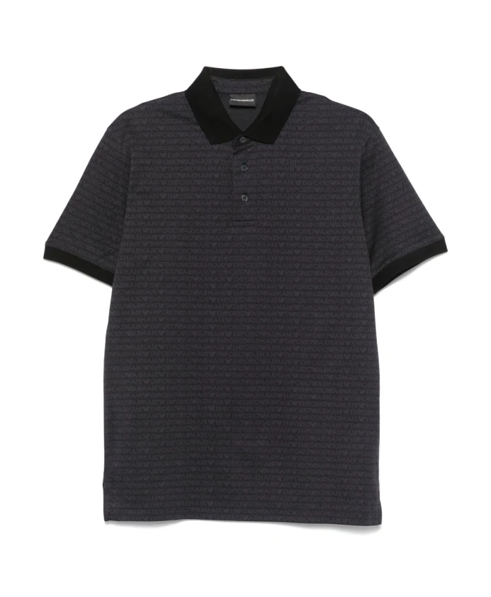 

Черные футболки и поло с коротким рукавом Emporio Armani, черный