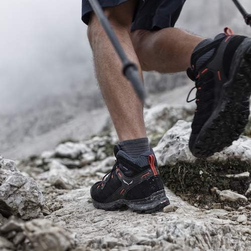 Мужские треккинговые ботинки Salewa Crow GTX с водонепроницаемой мембраной Gore-Tex для походов, скалолазания и альпинизма, оранжевый — фото 2