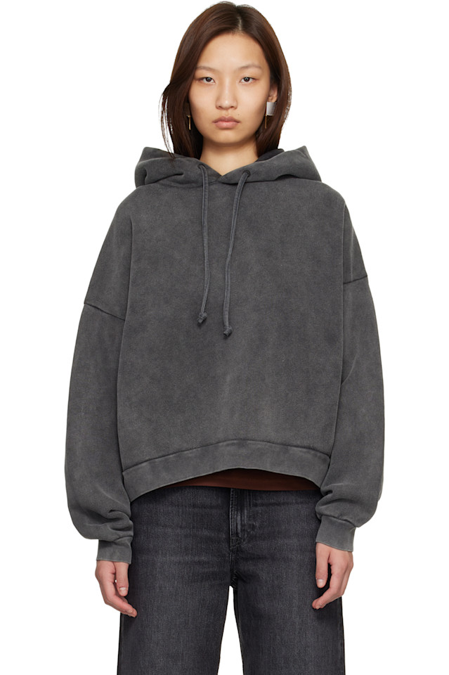 

Acne Studios Толстовка с серым логотипом и нашивкой