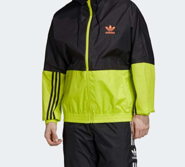 Куртка adidas originals Colorblock Zipper Sports Jacket Yellow, желтый — фото 4
