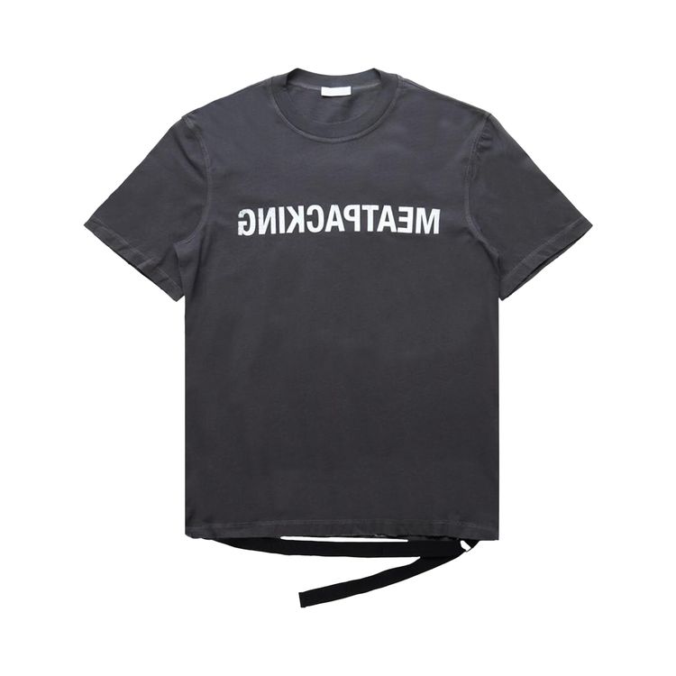

Футболка Helmut Lang Meatpacking T-Shirt 'Black', черный