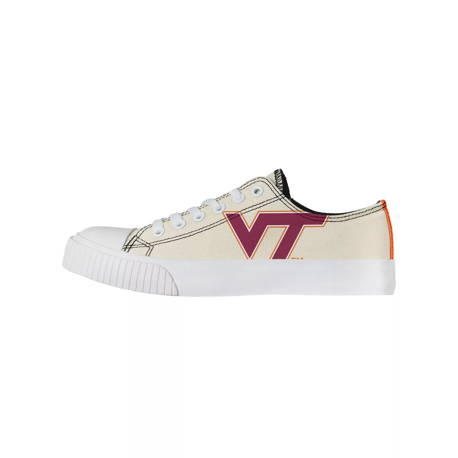 

Женские низкие туфли из парусины кремового цвета FOCO Virginia Tech Hokies, Бежевый, Женские низкие туфли из парусины кремового цвета FOCO Virginia Tech Hokies