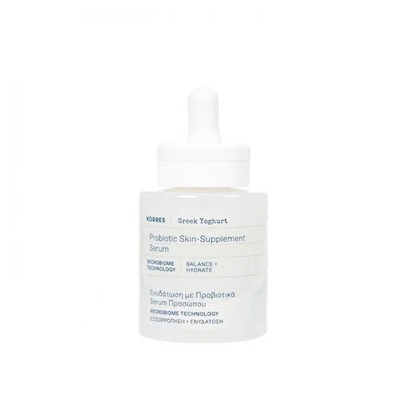 Сыворотка Korres — Питательная увлажняющая Probiotic Skin-Supplement Serum Greek Yoghurt, 30 мл