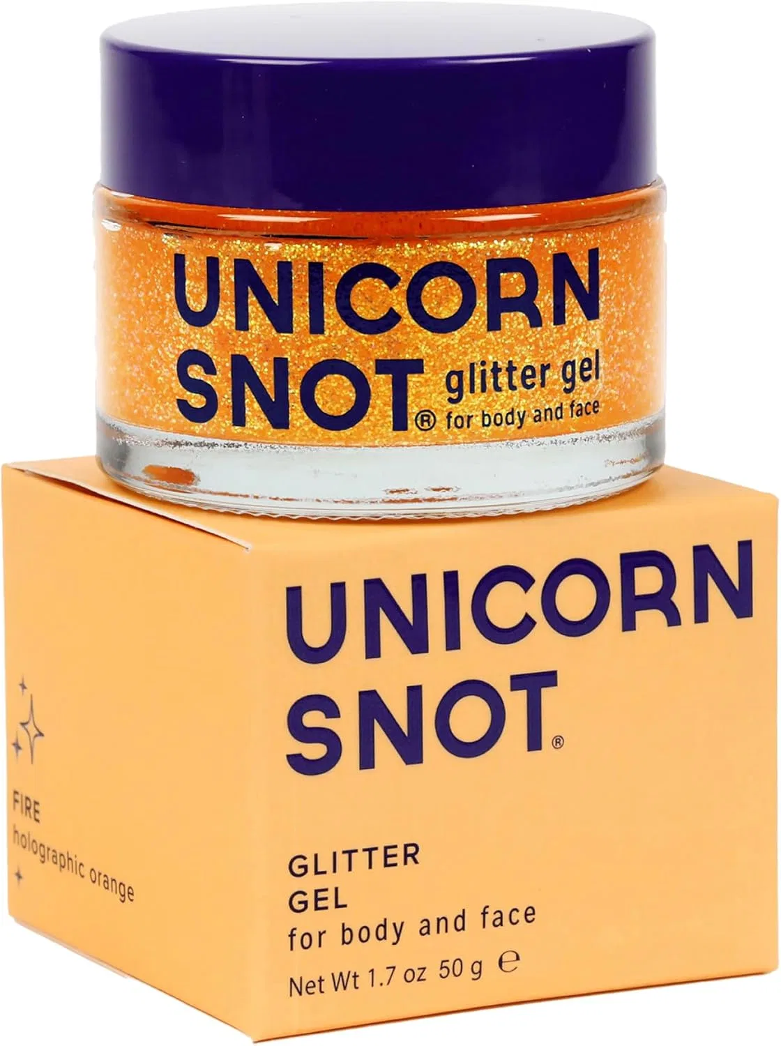 Гель с блестками для тела Unicorn Snot, Fire, 1.7 oz