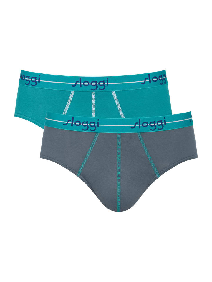 

Трусы Sloggi Slip Start Midi, цвет TURQUOISE - LIGHT COMBINATION