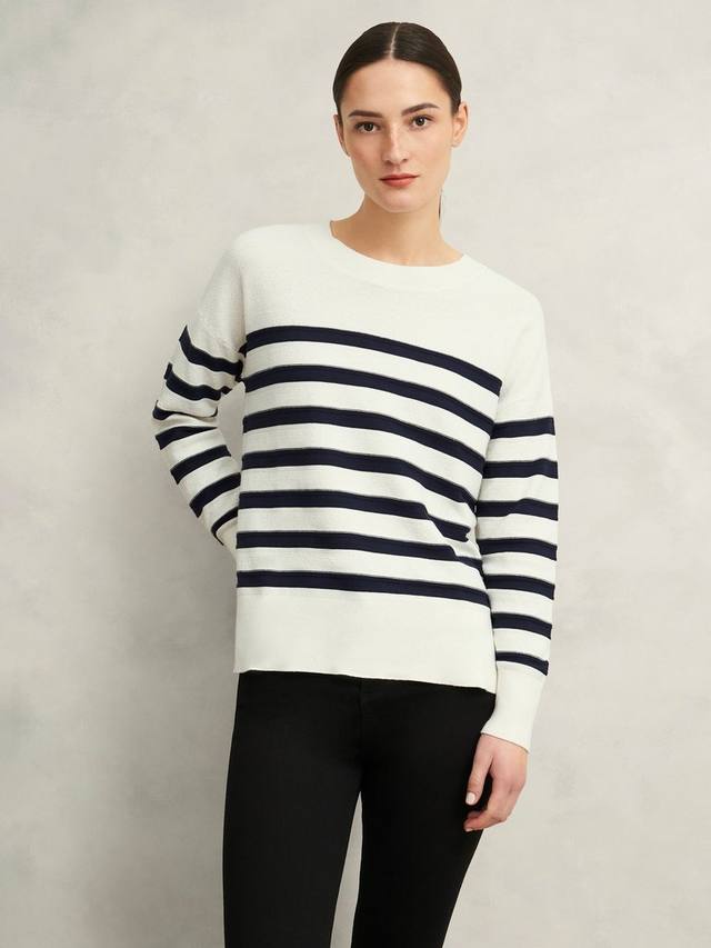 

Джемпер в полоску amoura Hobbs, цвет Ivory/Navy