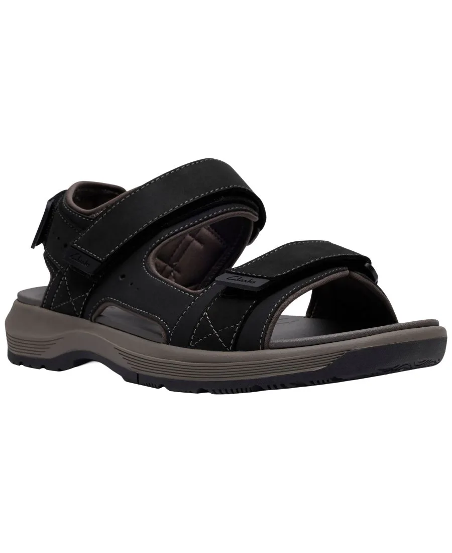Мужские сандалии Guideview Trek из коллекции Clarks, черный leather
