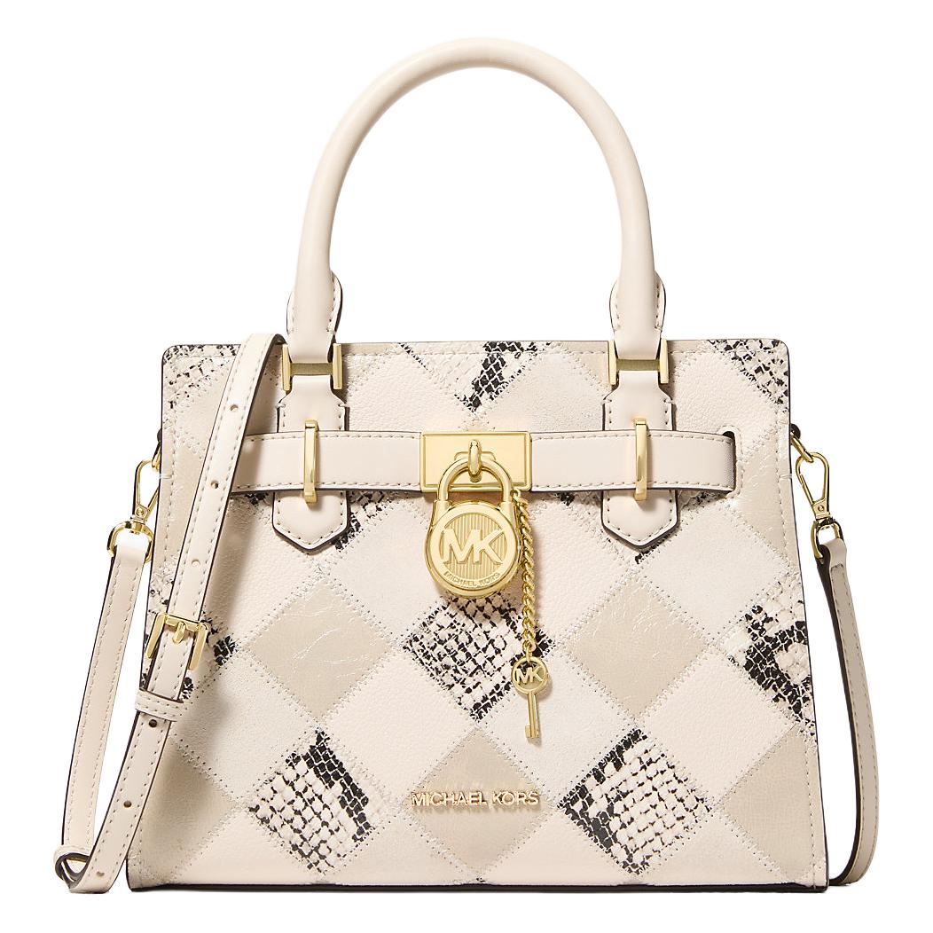 

Женская полиуретановая сумка Hamilton, маленькая, натурального цвета Michael Kors, basic set (bag+dust bag)