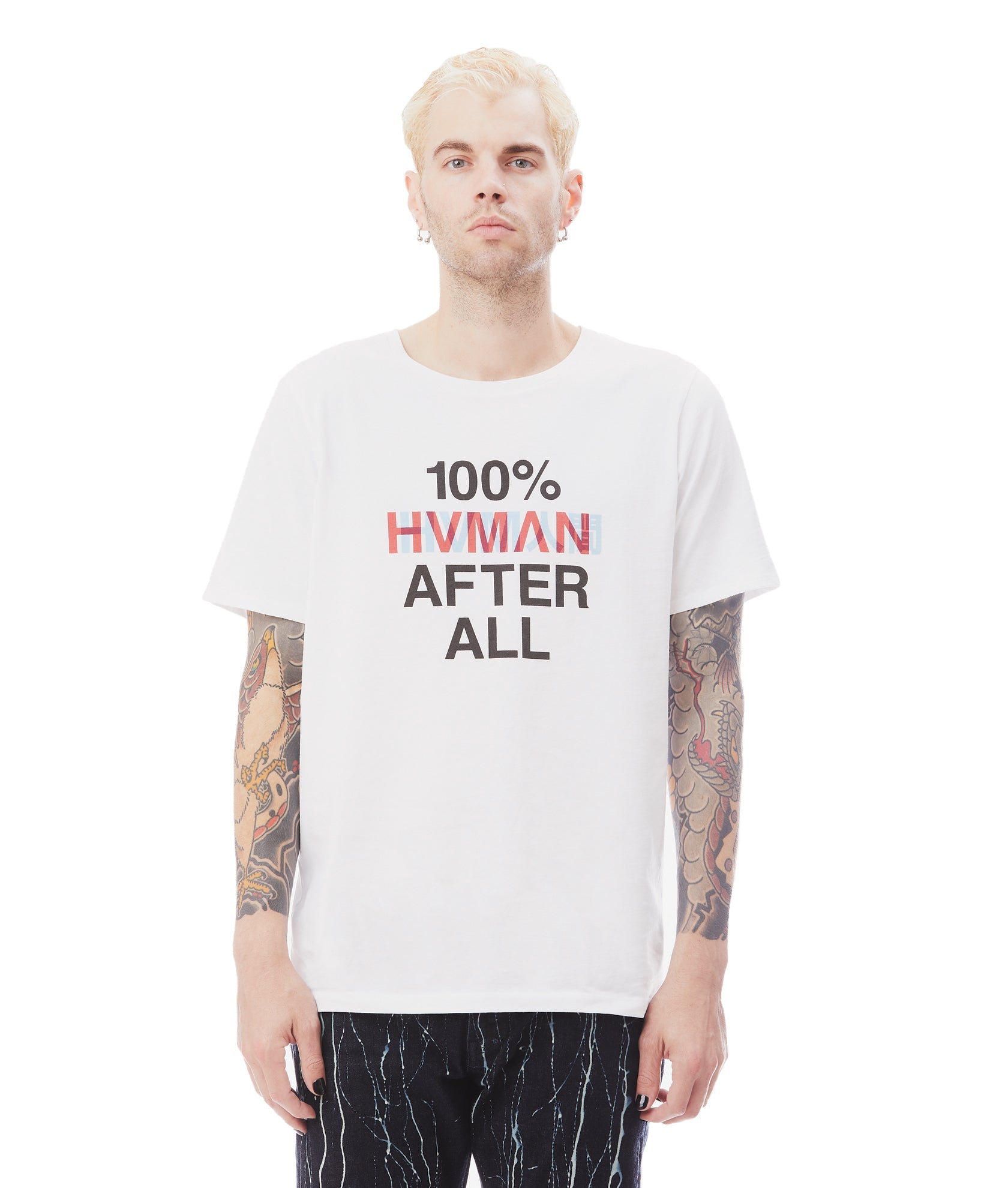 

Футболка Human After All Crew Neck белого цвета HVMAN