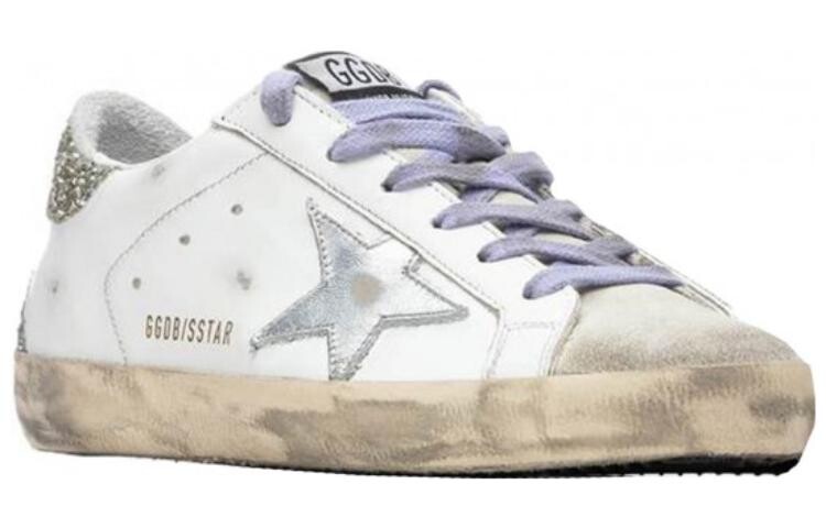 Кроссовки для скейтбординга Super-Star женские, низкие, белые Golden Goose — фото 3