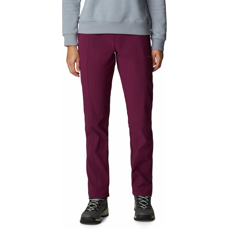 

Брюки сзади красивые с высокой посадкой теплые зимние Columbia, цвет marionberry