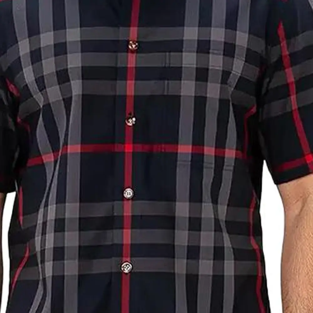 Рубашка Burberry Мужская Marine синий, морской синий — фото 4