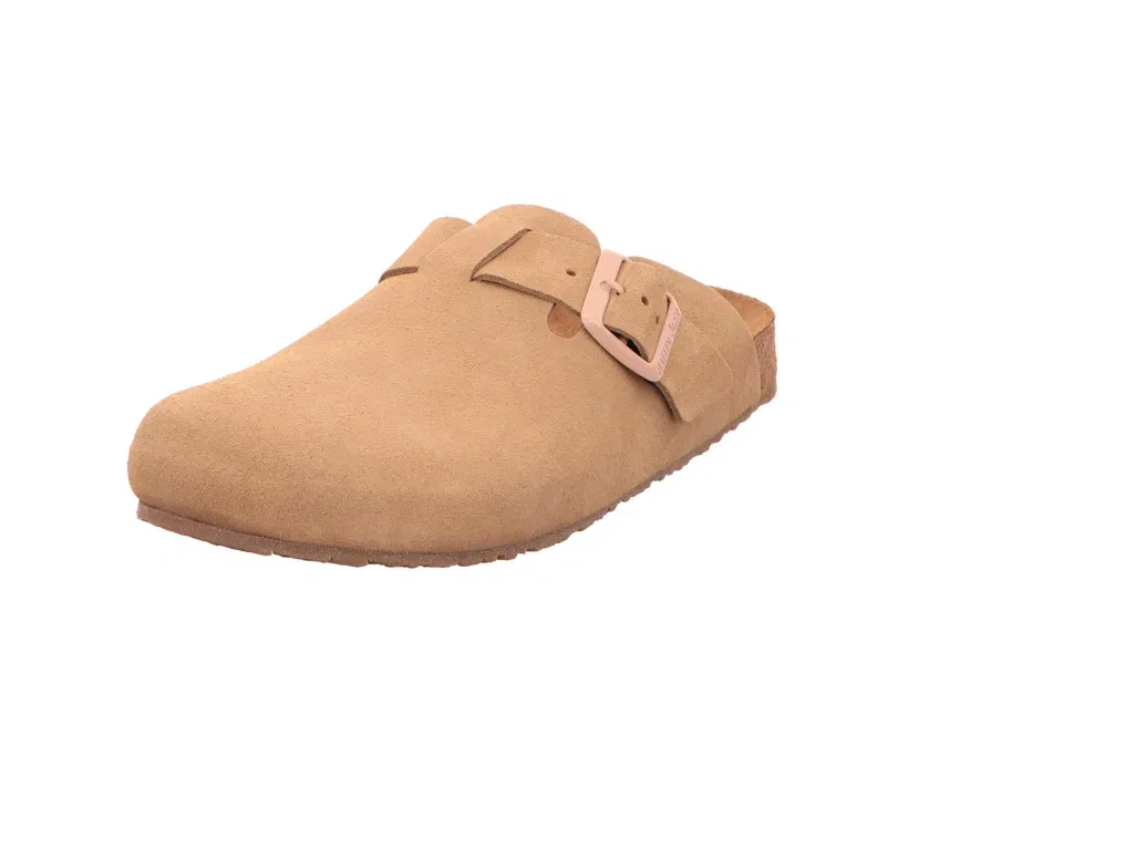 Домашние тапочки кожаные, HAFLINGER, бежевый