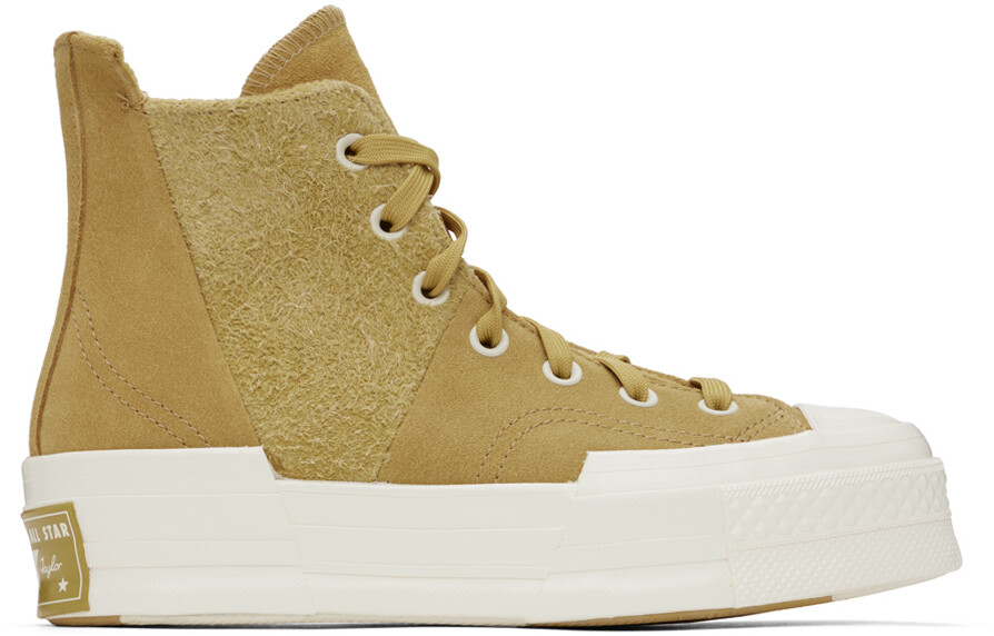 

Бежевые замшевые кроссовки Chuck 70 Plus Converse, Бежевый, Бежевые замшевые кроссовки Chuck 70 Plus Converse