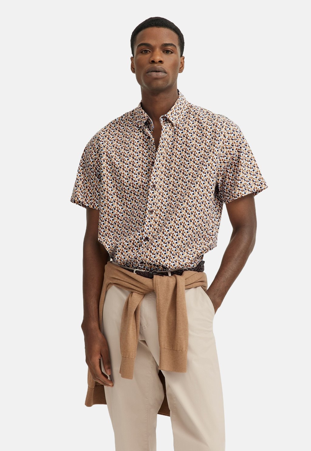 

Рубашка BUTTON-DOWN bugatti, серо-коричневый
