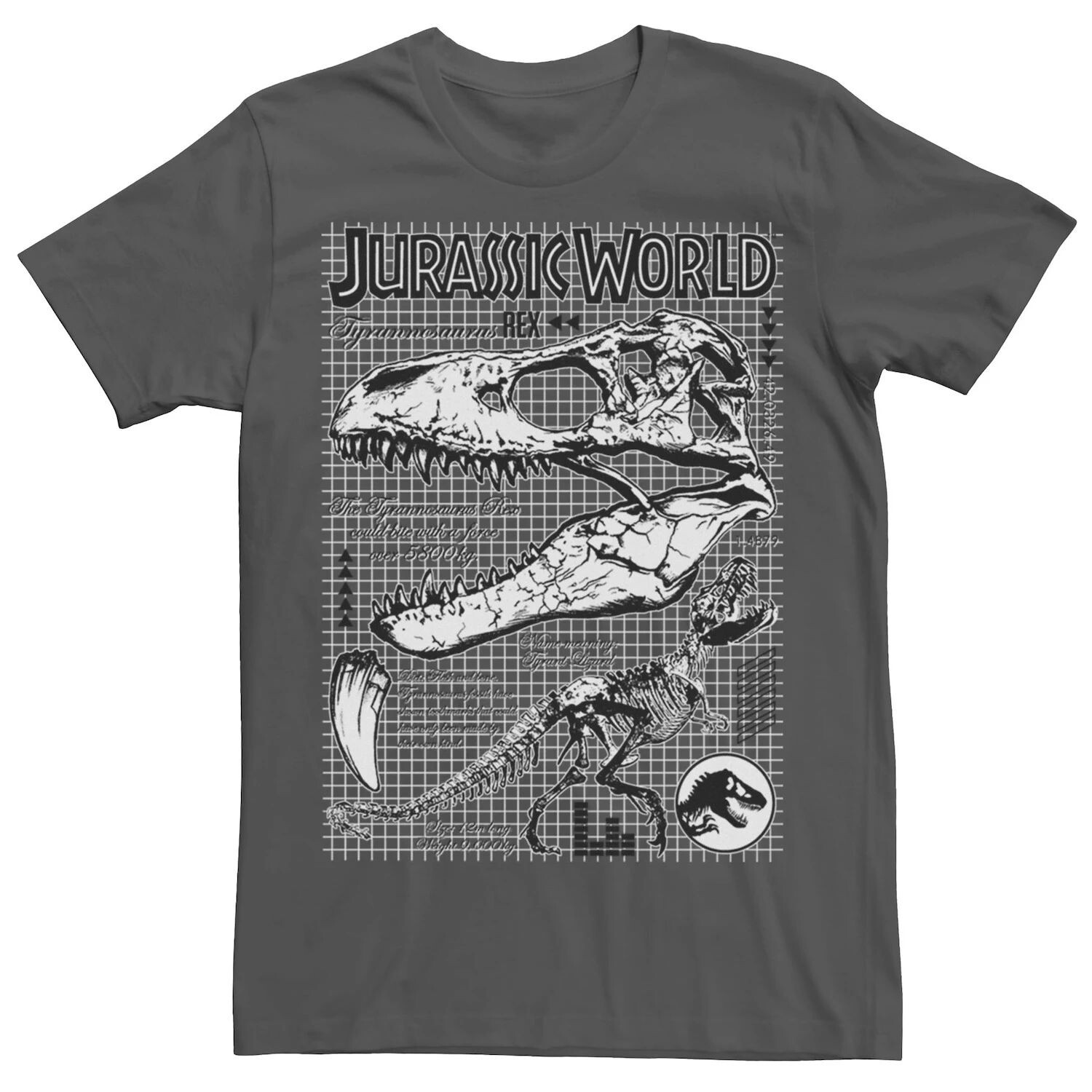 

Мужская футболка с изображением двух костей тираннозавра Jurassic World