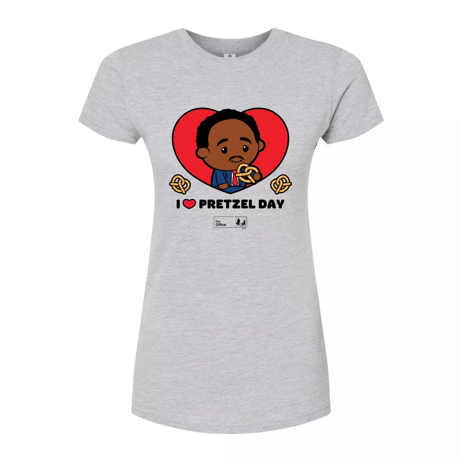 

Облегающая футболка The Office Pretzel Day для юниоров Licensed Character