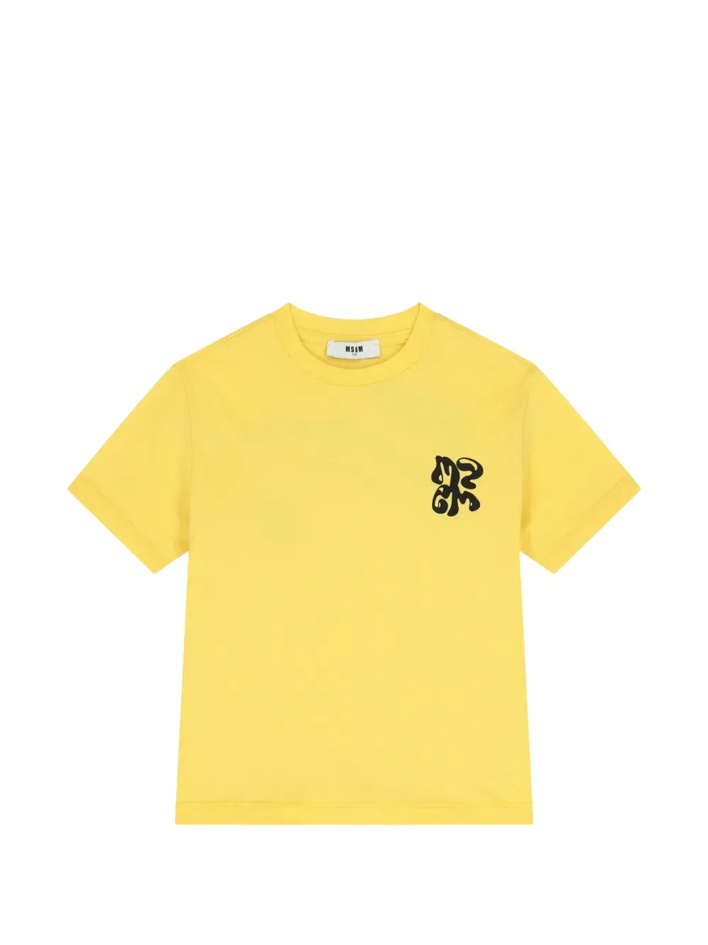 Футболка с графическим принтом Msgm Kids, желтый