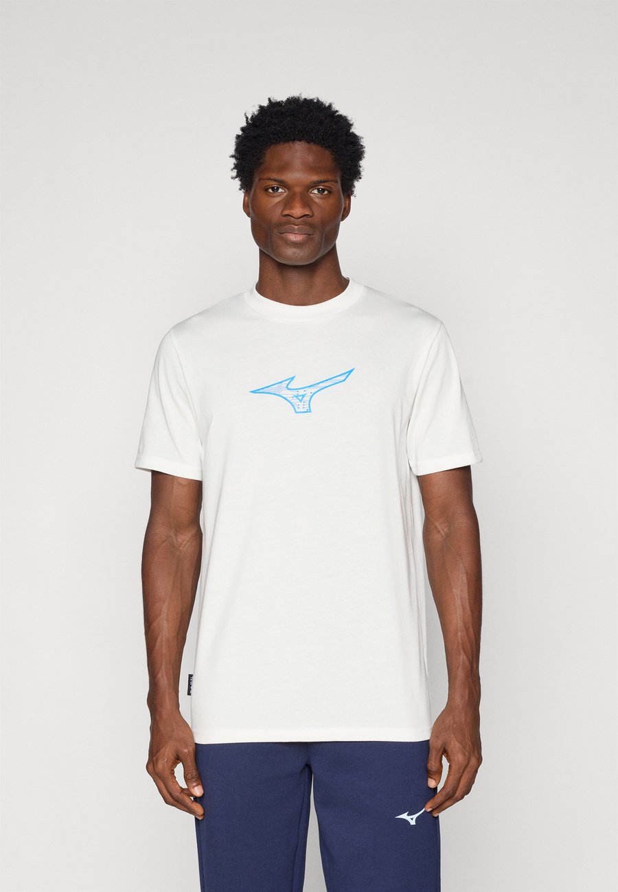 

Футболка Mizuno ATHLETICS, Snow White/White
