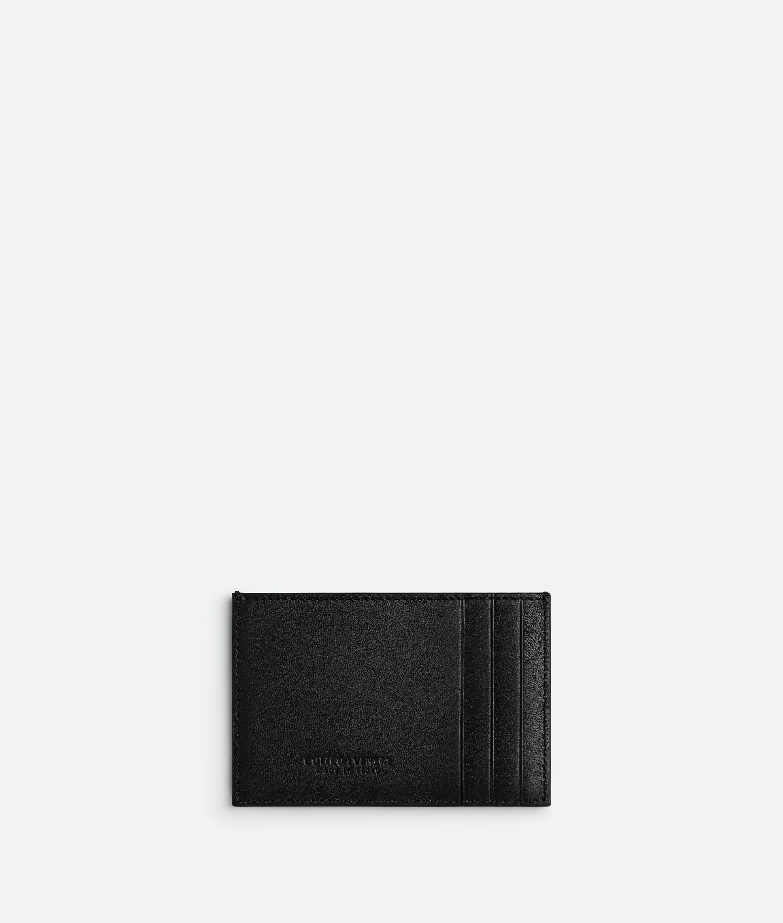 Cassette credit card case BOTTEGA VENETA, черный — фото 2
