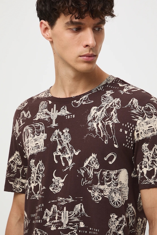

Хлопковая футболка Medicine, коричневый