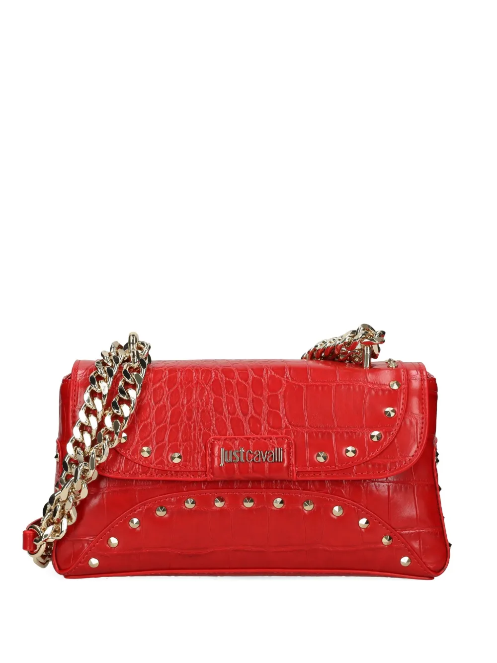 

Сумка через плечо с заклепками Just Cavalli, красный