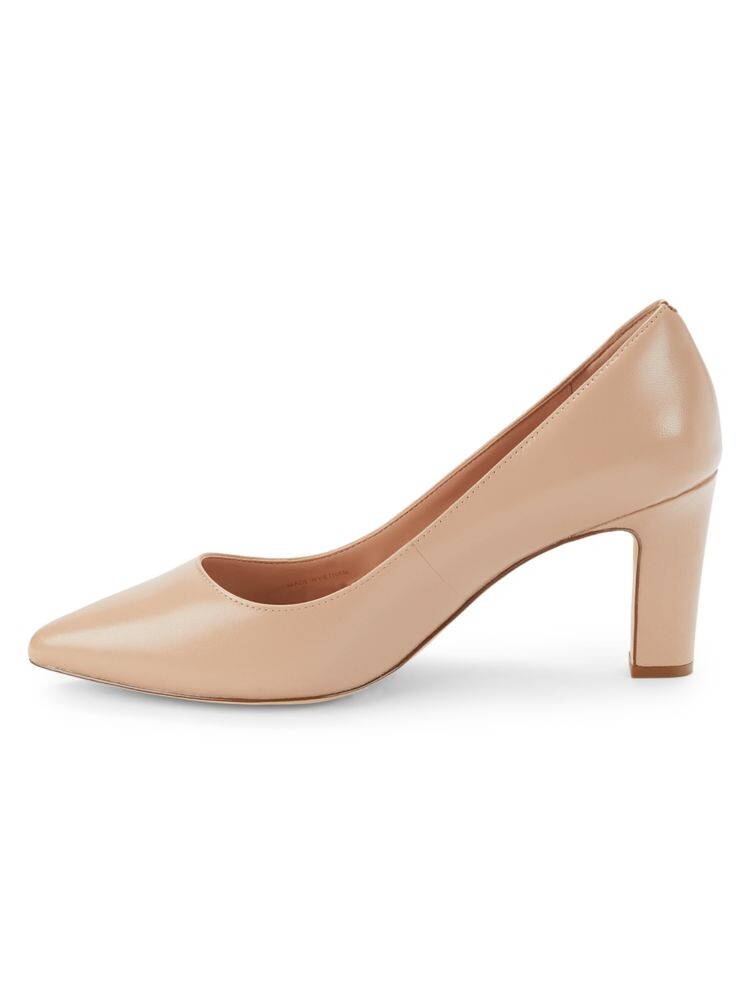 Кожаные туфли Mylah на блочном каблуке Cole Haan, цвет Brush — фото 4