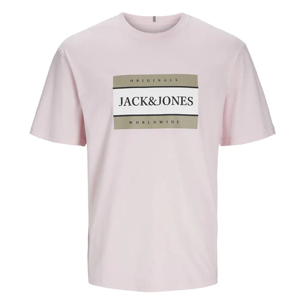 

Футболка Jack & Jones Frederiksberg Box, розовый