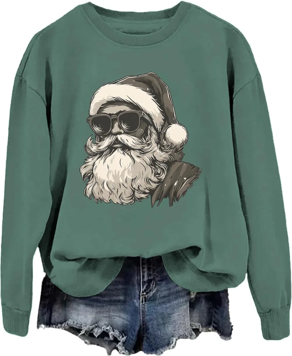 

Толстовка с Санта Клаусом и очками