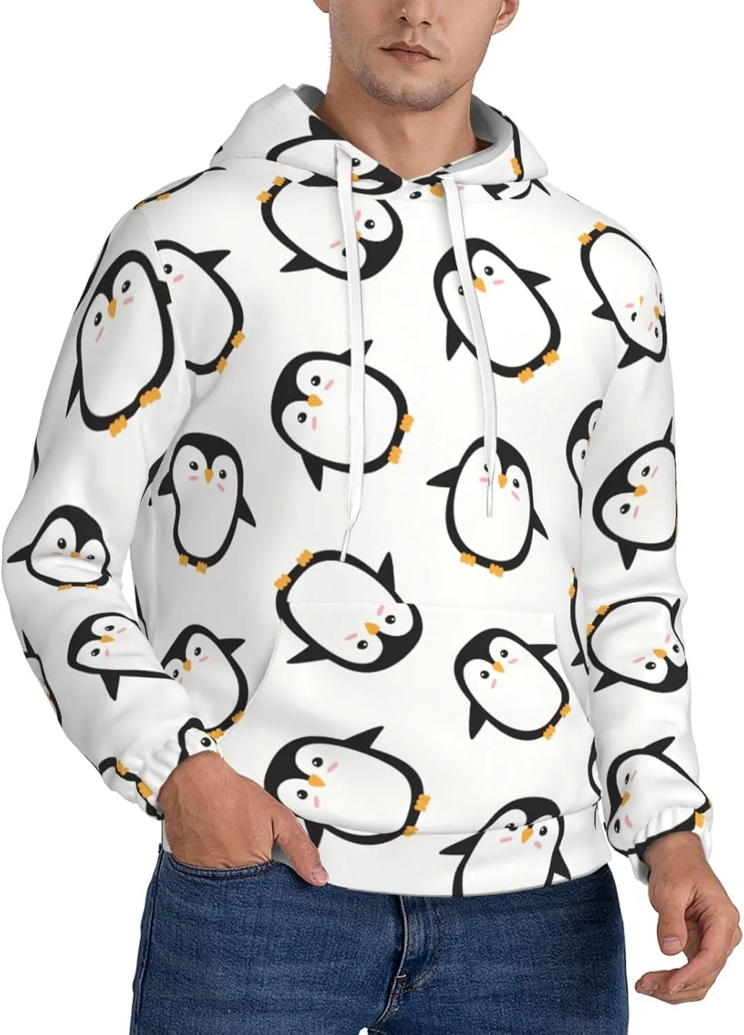 

Толстовка с капюшоном Penguin с карманами SDERDZSE