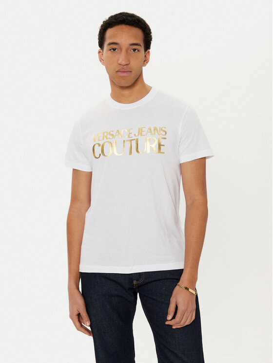 

Футболка обычного кроя 78GAHT05 Versace Jeans Couture, белый