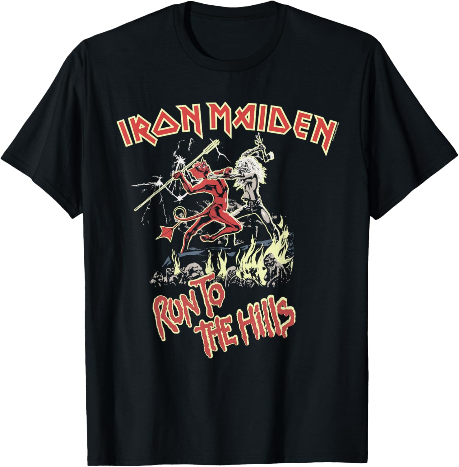 

Футболка Run to the Hills Iron Maiden, черный