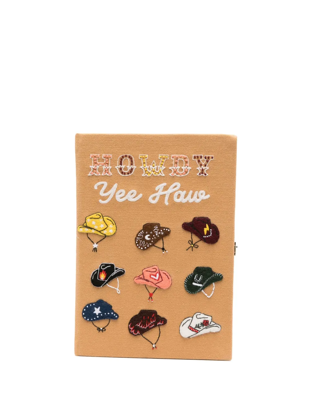 

Клатч с вышивкой Cowgirl Hats Olympia Le-Tan, нейтральный