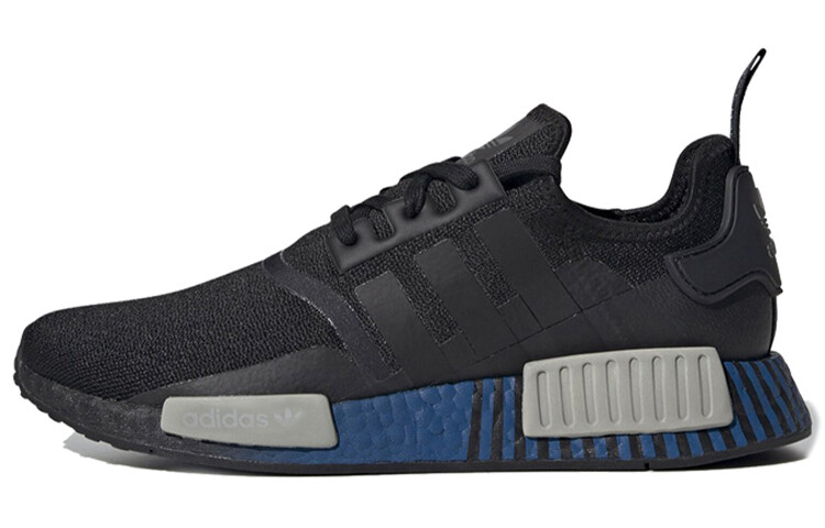 

Кроссовки Adidas Originals Nmd R1 Black Metal Grey Lush Blue