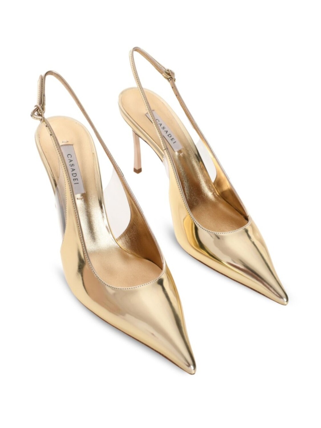 

Туфли Casadei Alice Blade 80 мм, золотой