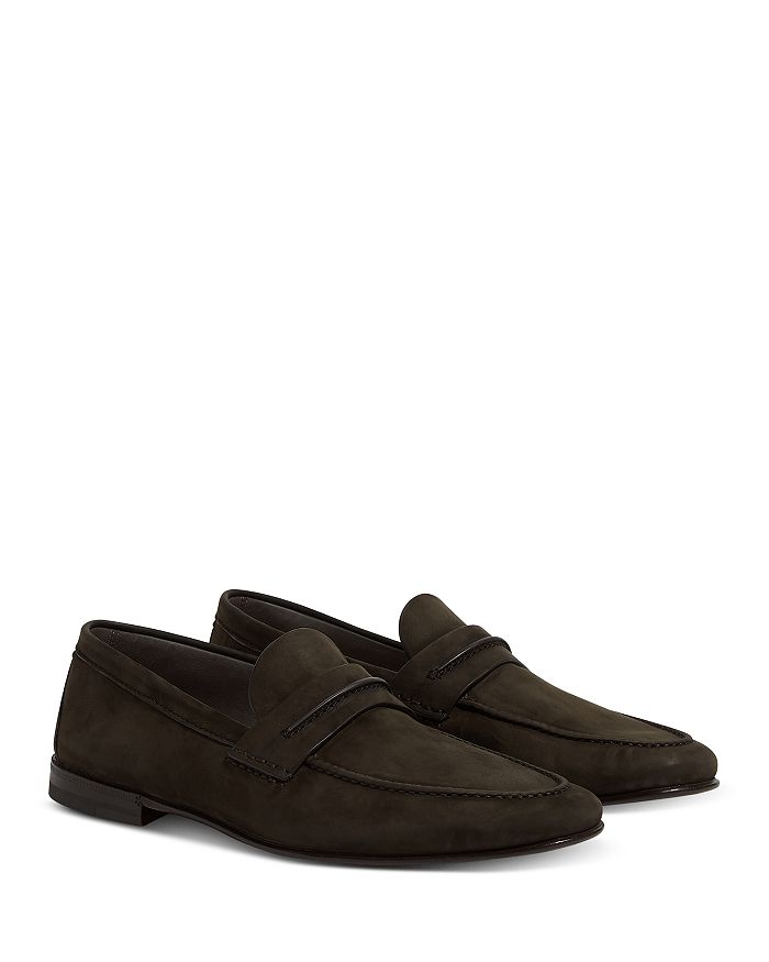 

SECONDSKIN Мокасины Loafers ZEGNA, коричневый