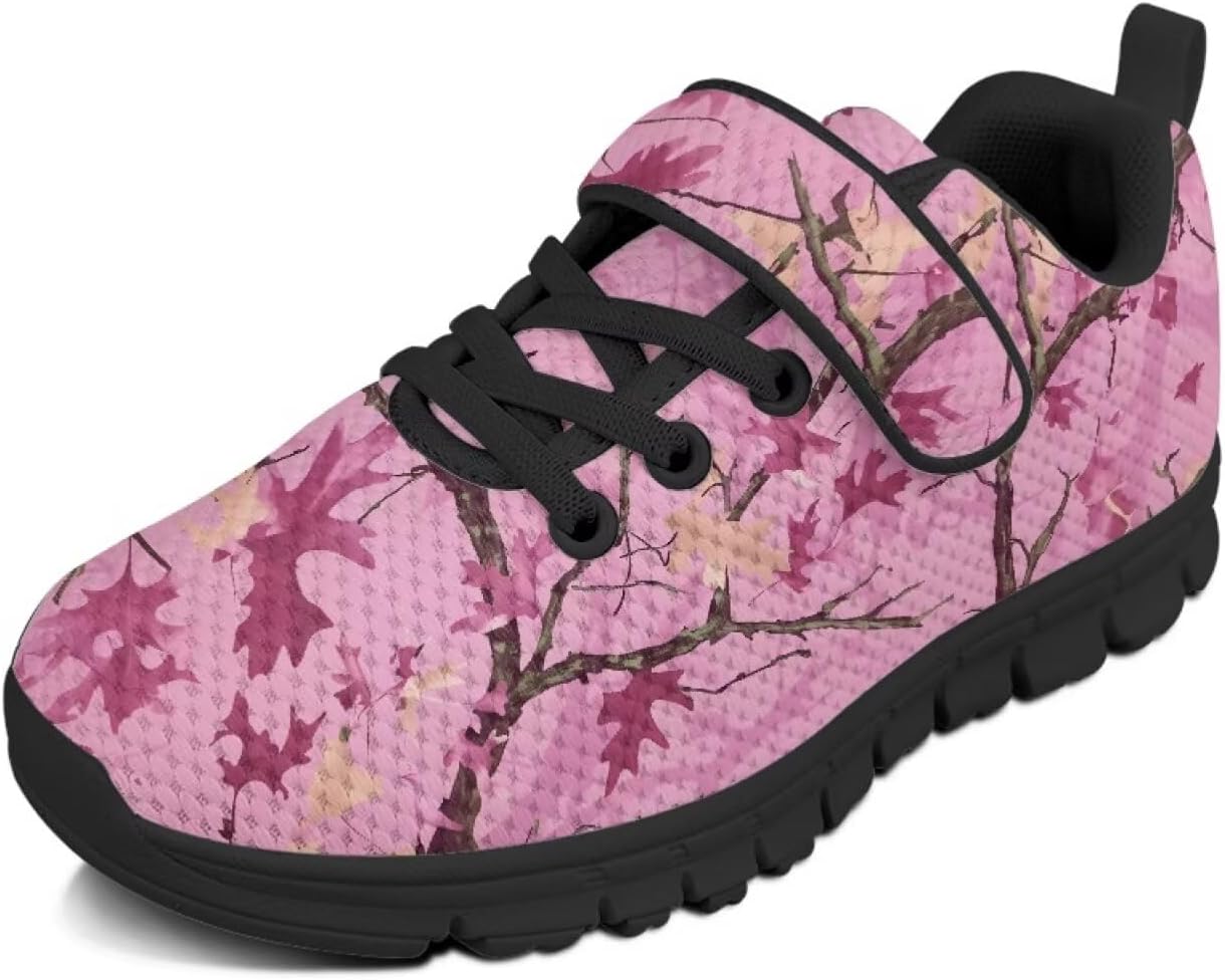 

Детские кроссовки Pointodoor с принтом радуги и пламени для мальчиков и девочек, прогулочные, нескользящие, легкие, дышащие, спортивные, для бега и тенниса, на липучках, розовый