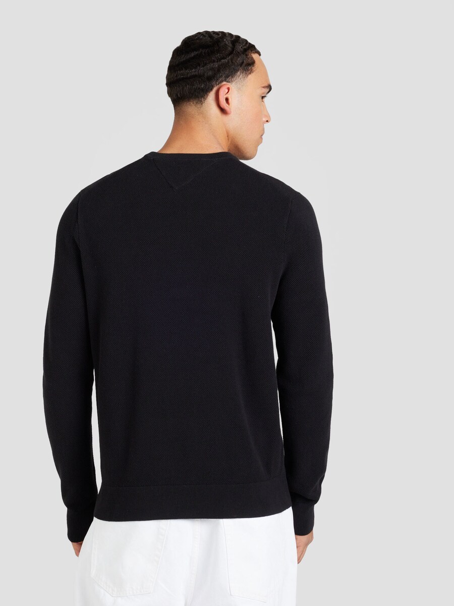Свитер TOMMY HILFIGER Sweater ESSENTIAL, черный — фото 4